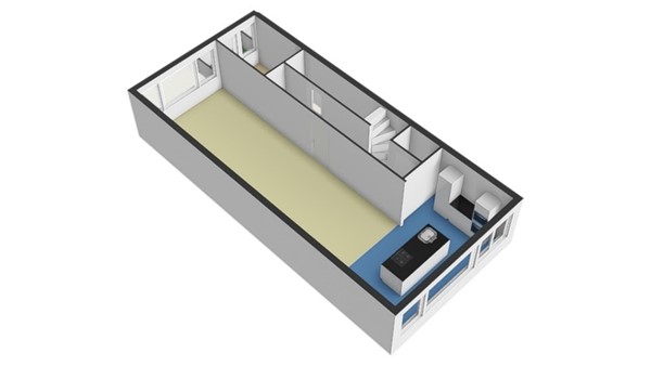 Floorplan - Schieweg 218C02, 3038 BN Rotterdam